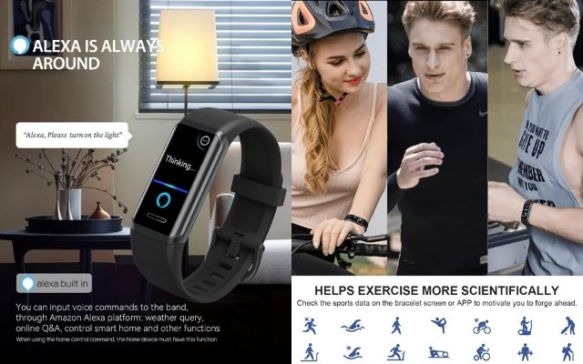 smartband alexa offerta amazon