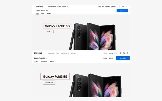 Galaxy Fold3 e Flip3