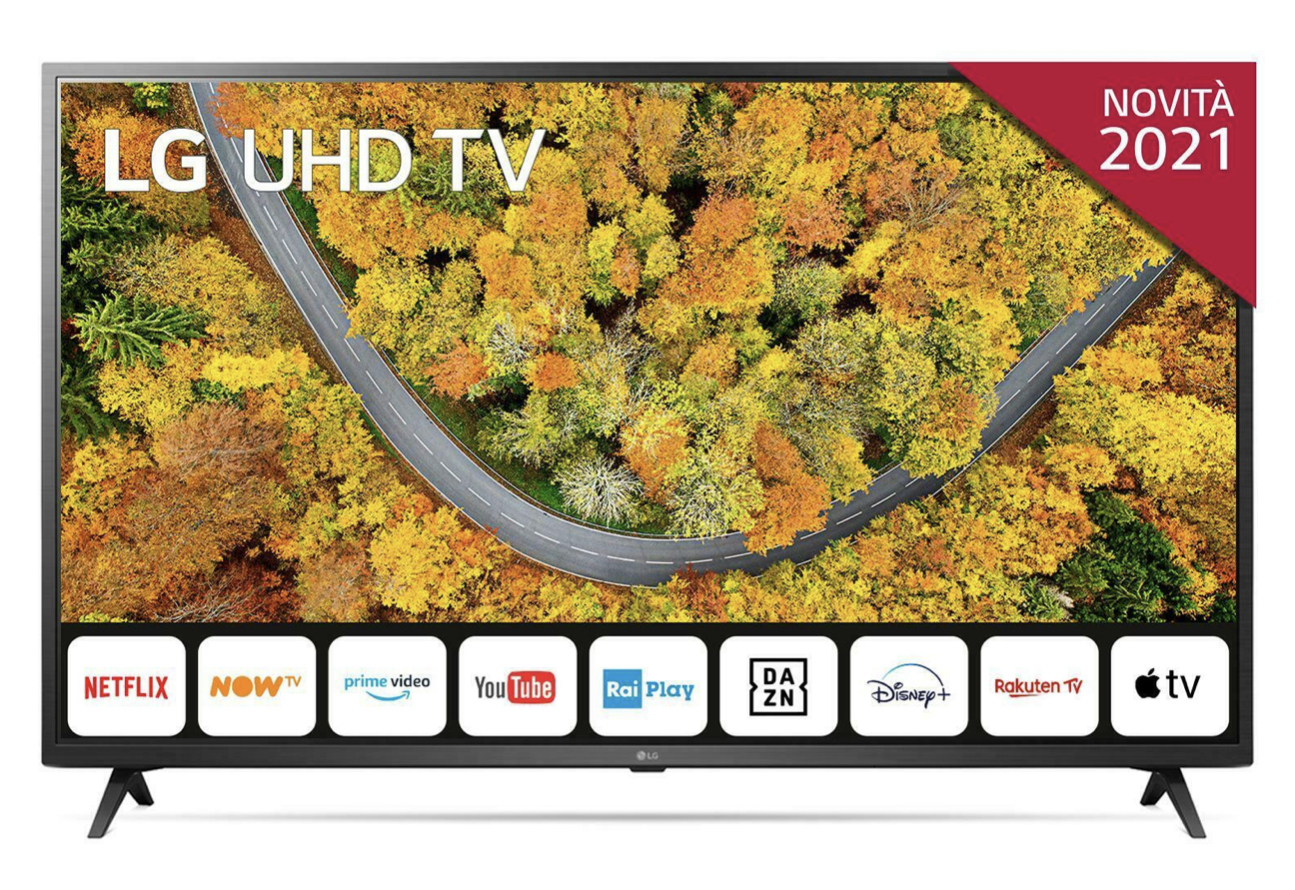 LG Tv 55UP75006LF 55 Pollici Quad Core Processor 4K Smart Tv Wi-Fi 2021