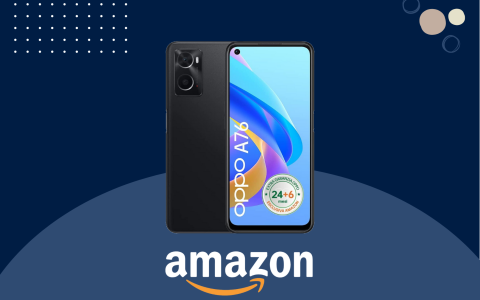 OPPO A76, lo smartphone del momento super scontato su Amazon, solo per oggi