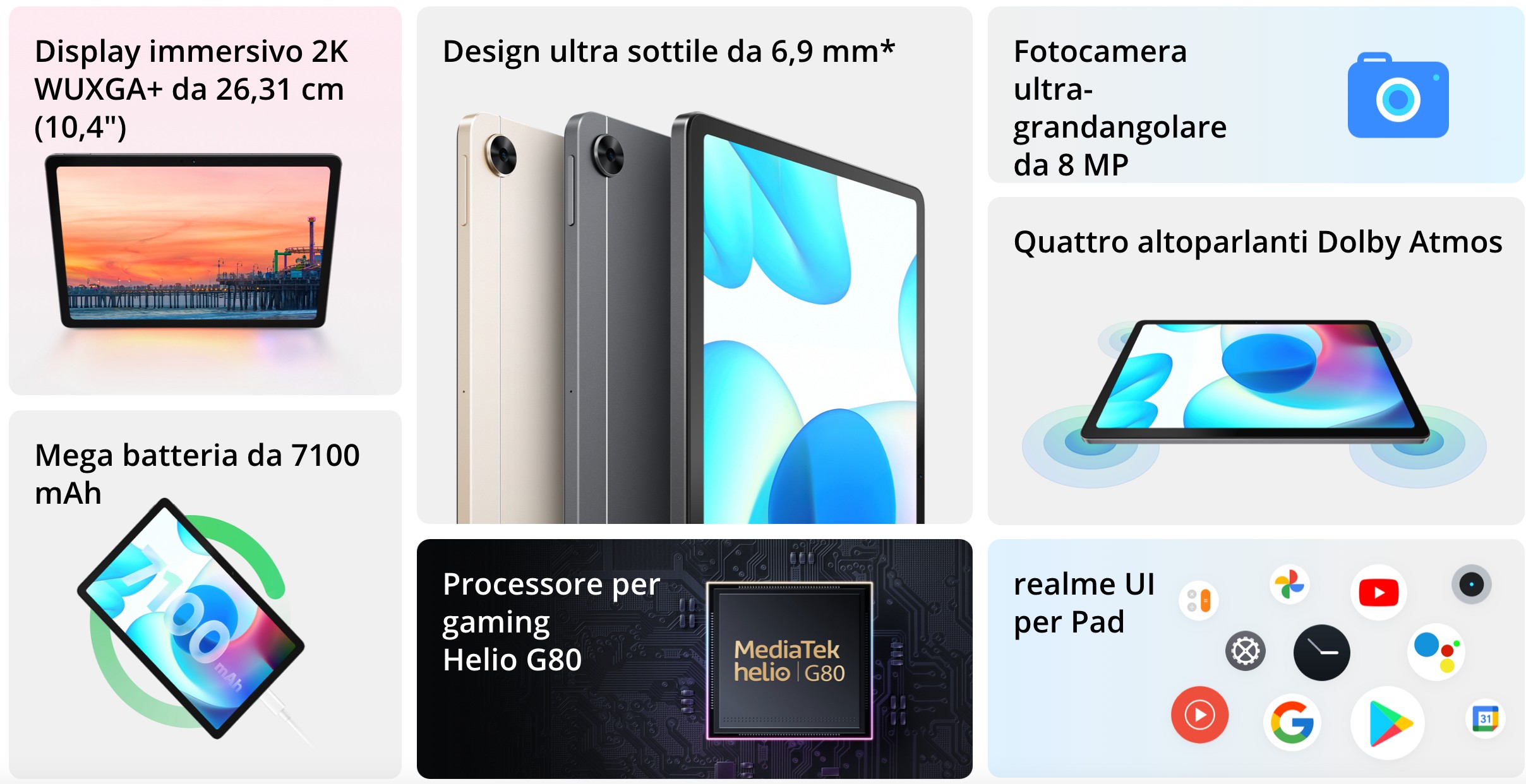 Realme Pad - Panoramica