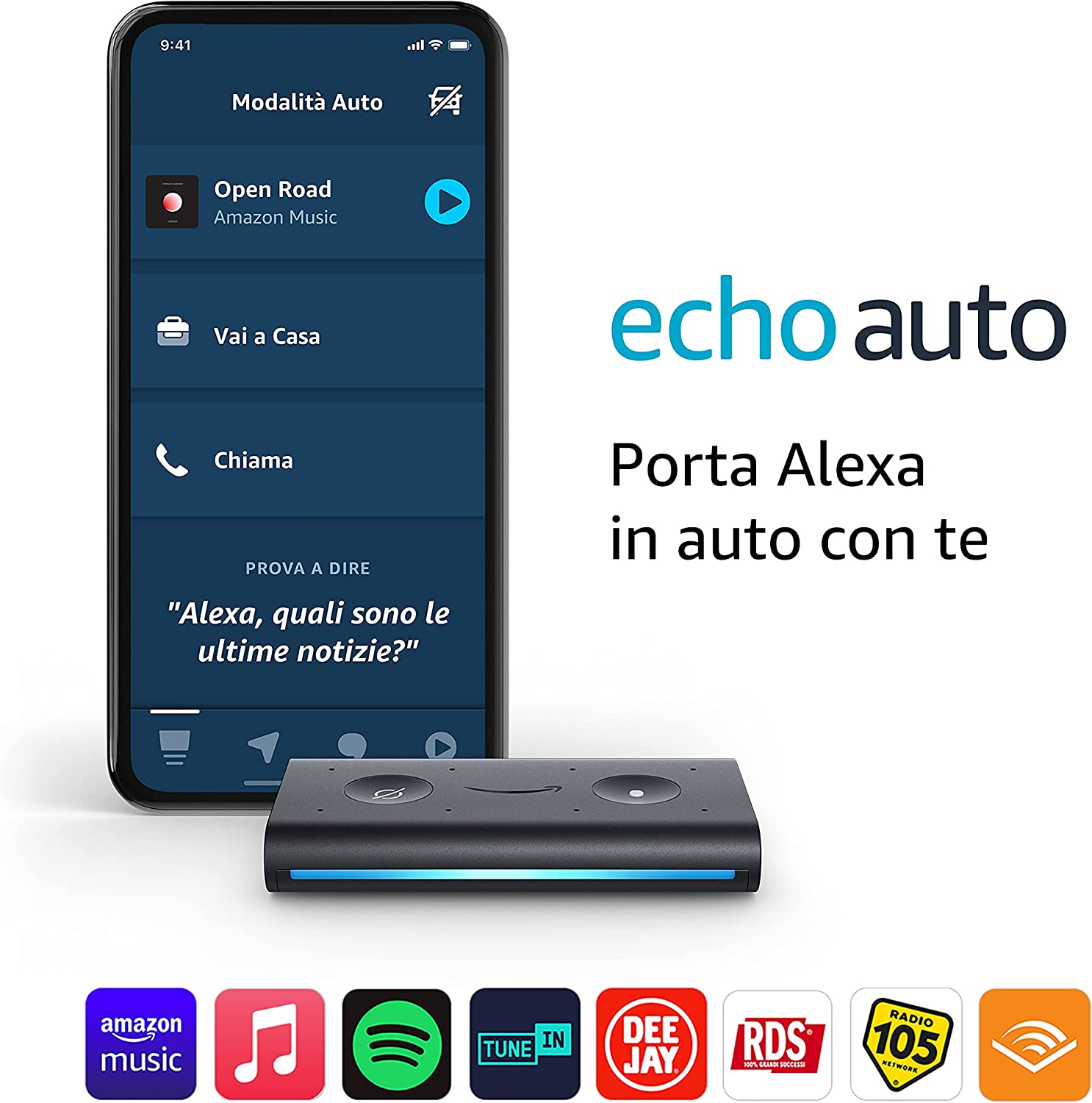 Metà prezzo per il nuovo Echo Auto con Alexa