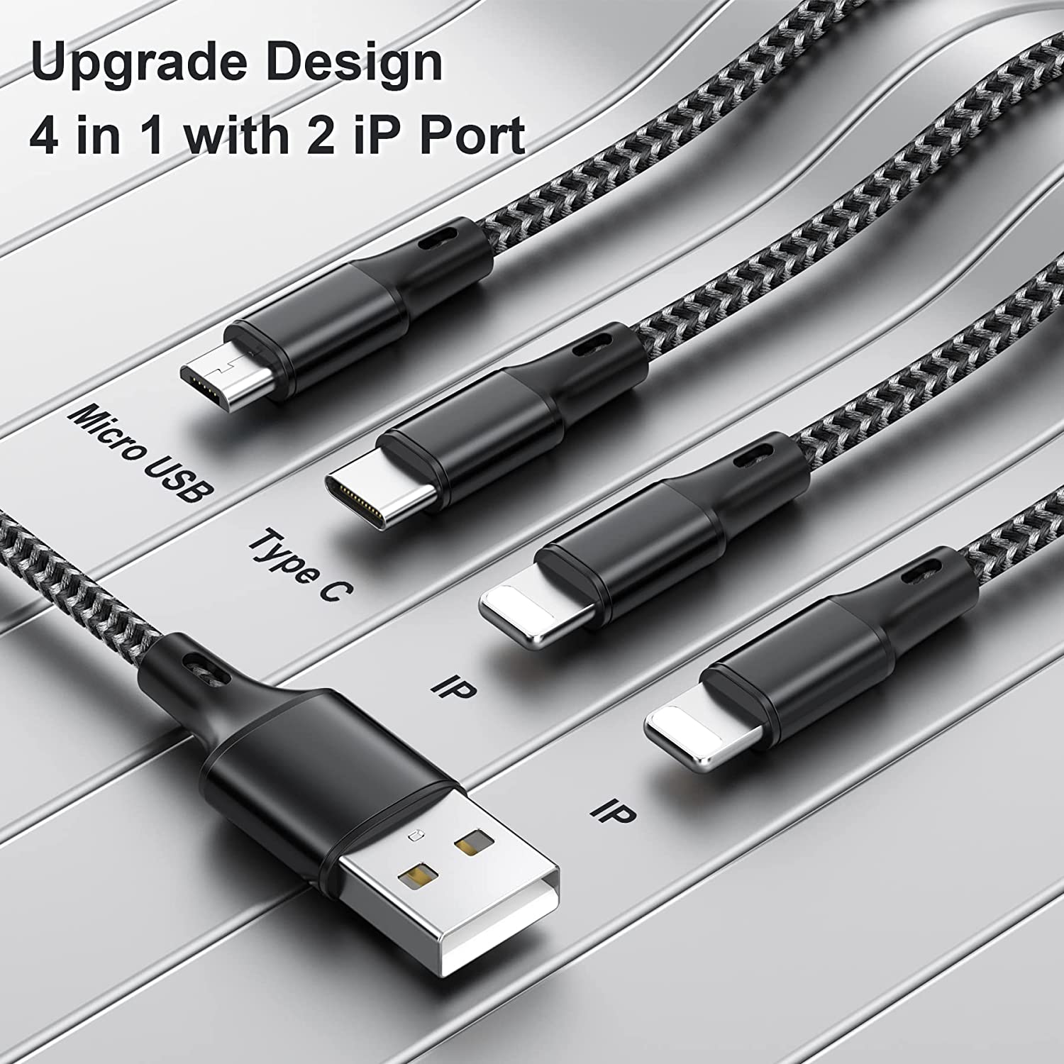 Cavo di ricarica multiplo 4 in 1: il cavo Micro USB-C DEFINITIVO ti costa  solo 5€ - Webnews