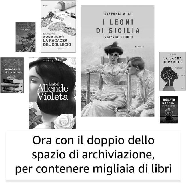 Amazon Kindle 2022 - Archiviazione