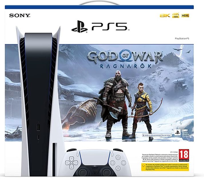 PlayStation 5 con God of War Ragnarok