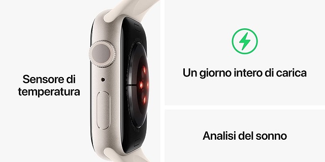 apple watch series 8 caratteristiche