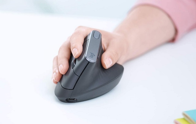 mx vertical logitech mouse verticale