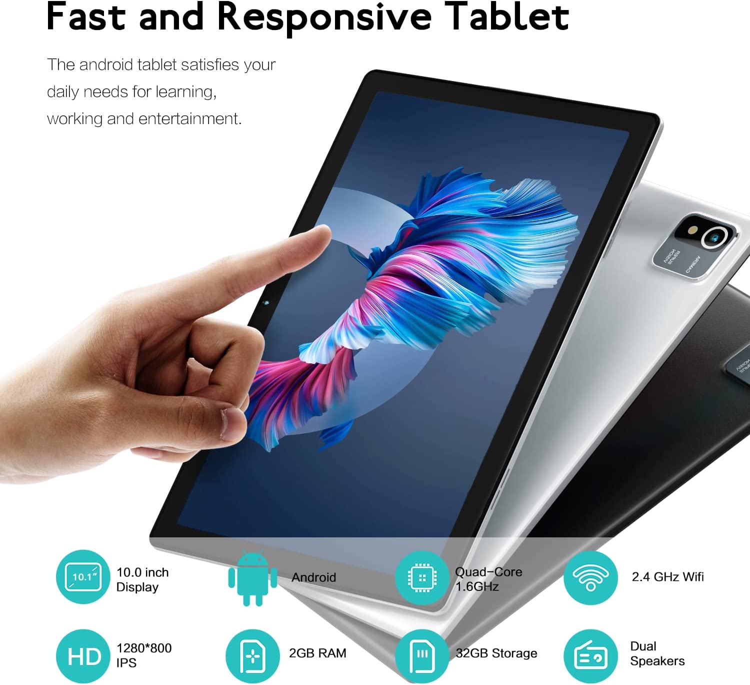 Ci credi che ti bastano solo 69€ per questo tablet da 10'' con Android 11 e  super batteria?