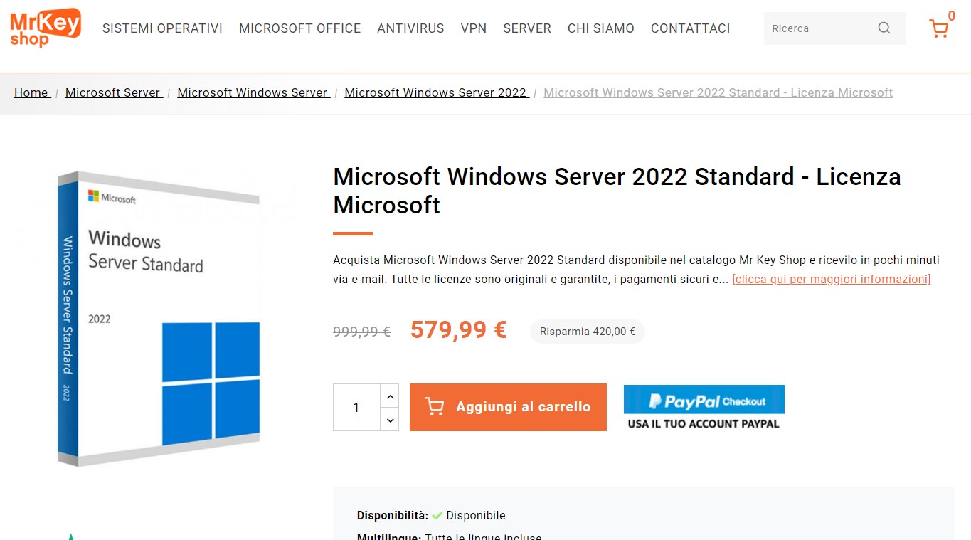 Windows Server 2022 Mr Key Shop
