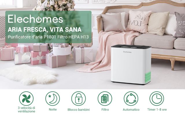 elechomes purificatore d'aria