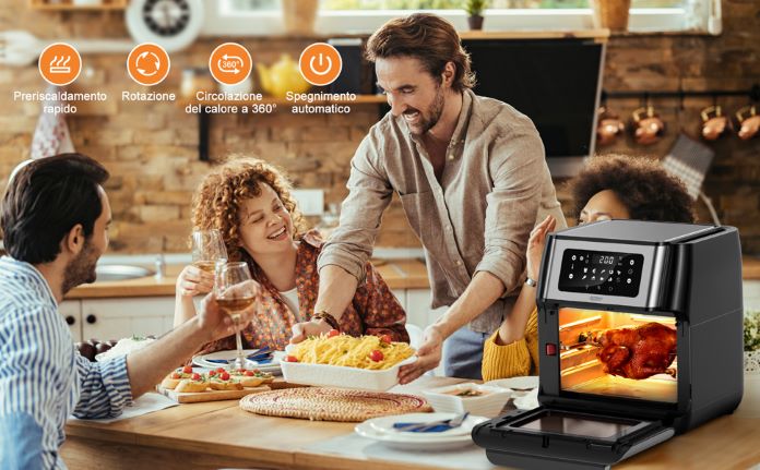 Friggitrice ad aria multifunzione Innsky: porta la tua cucina a un livello  superiore a meno di 133€