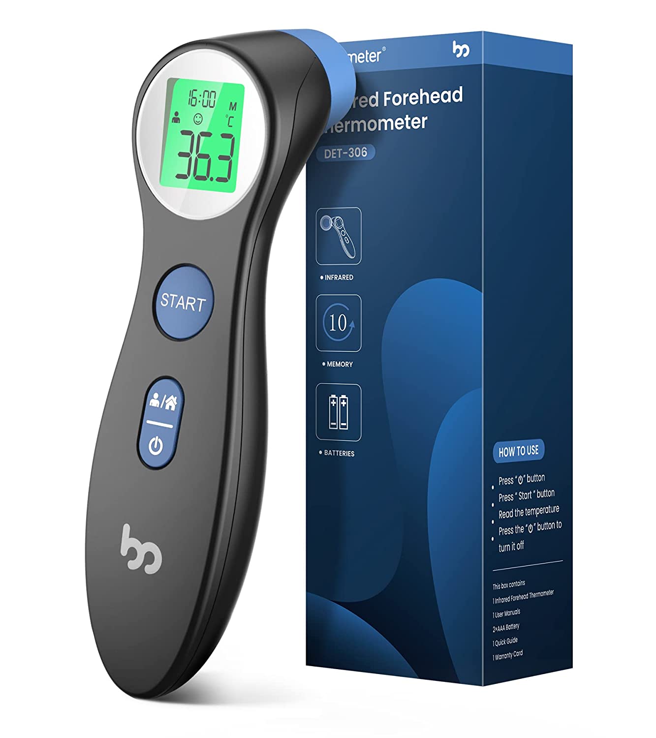 Gadget con termometro per monitoraggio febbre bambino