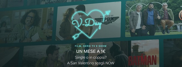 now un mese a 1 euro san valentino