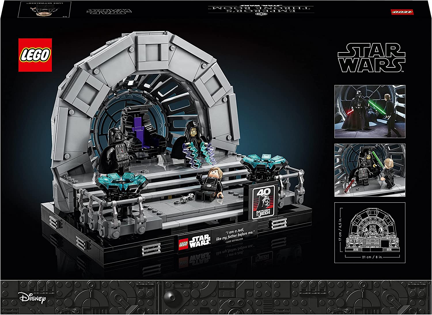  LEGO 75352 Star Wars Diorama Sala del Trono dell’Imperatore