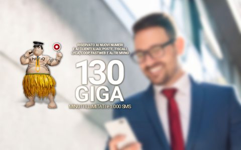 Kena Mobile: 130 giga, minuti illimitati e 1000 SMS ad un prezzo ridicolo