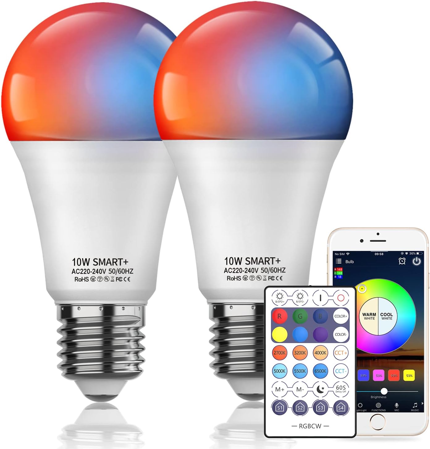 Lampadine intelligenti cambia colore Wi-Fi e Bluetooth con Alexa in promo  speciale su  - Webnews