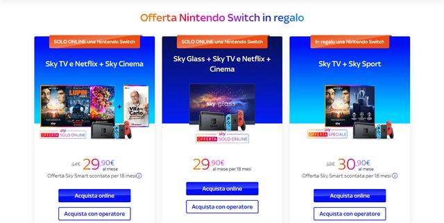 offerte nintendo sky