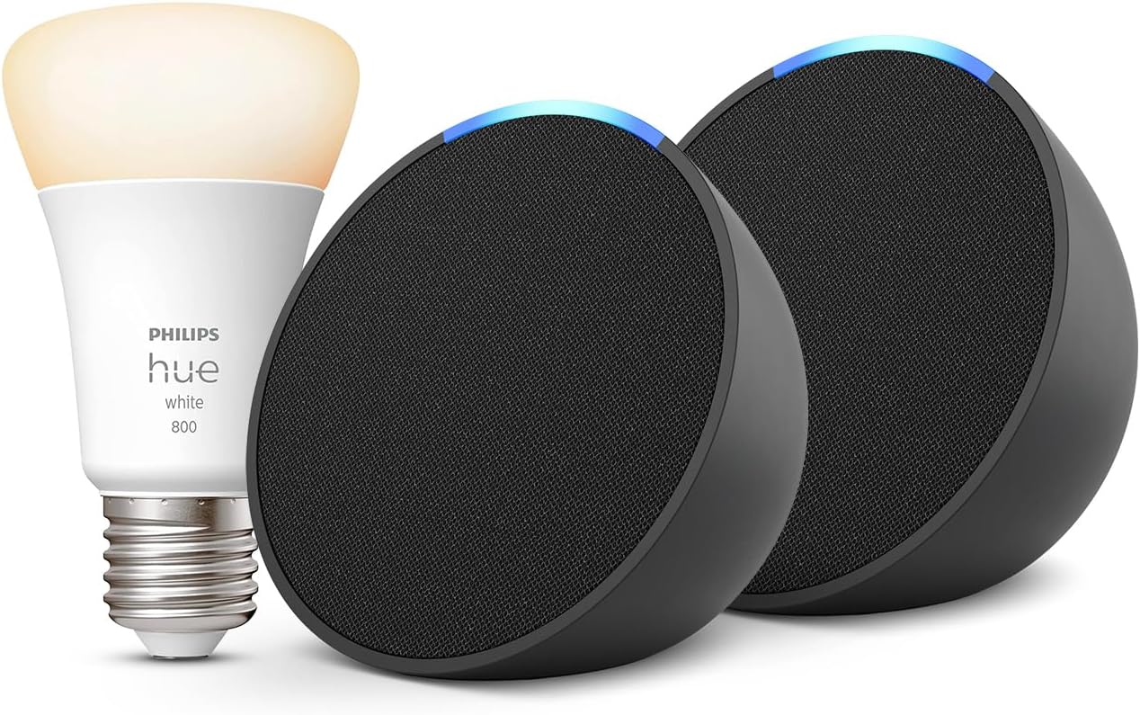Affare BLACK FRIDAY: kit Echo Pop + lampadina Philips a LED con Alexa a 39€  - Webnews