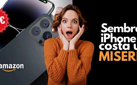 Sembra un iPhone 15, ma costa una MISERIA: con 129€ hai schermo 7,3'', 16GB/1TB e 6800mAh