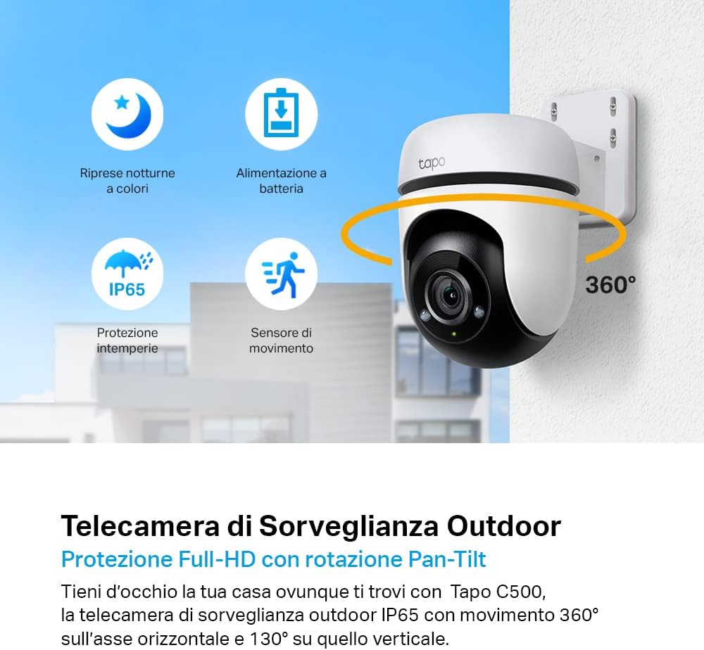 Videocamera di sorveglianza TP-Link Tapo C500: sicurezza domestica ad un  prezzo WOW (39€) - Webnews