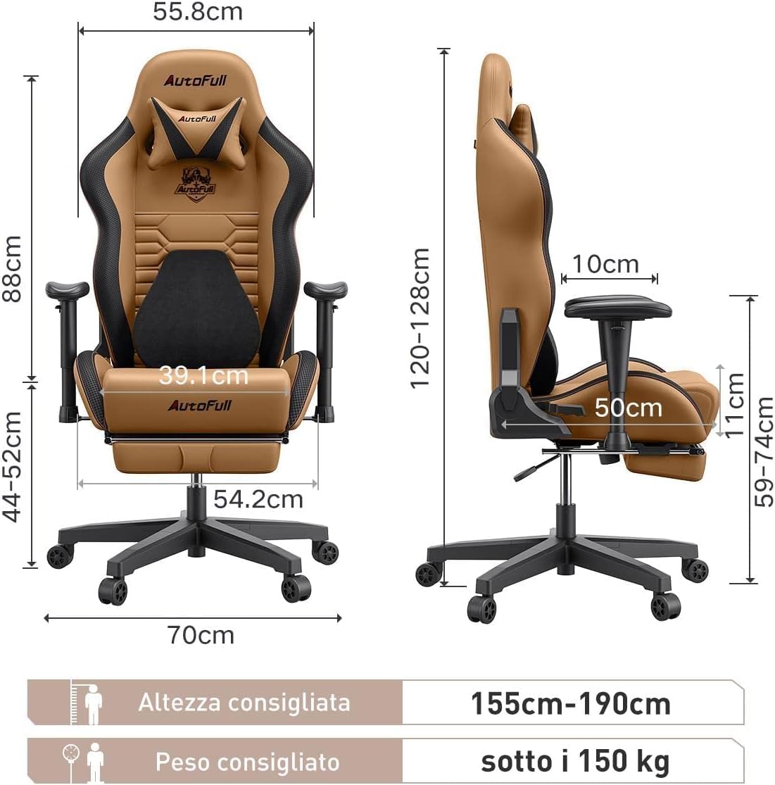Elegante e comodissima: sedia d'ufficio con poggiatesta, supporto lombare e  poggiapiedi in OFFERTA! - Webnews
