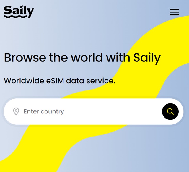 saily esim home page