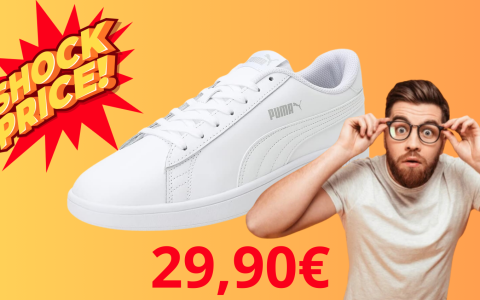 Sneakers Puma Smash V2 L con suola ammortizzata, ora a soli 29,99€ (-46%)