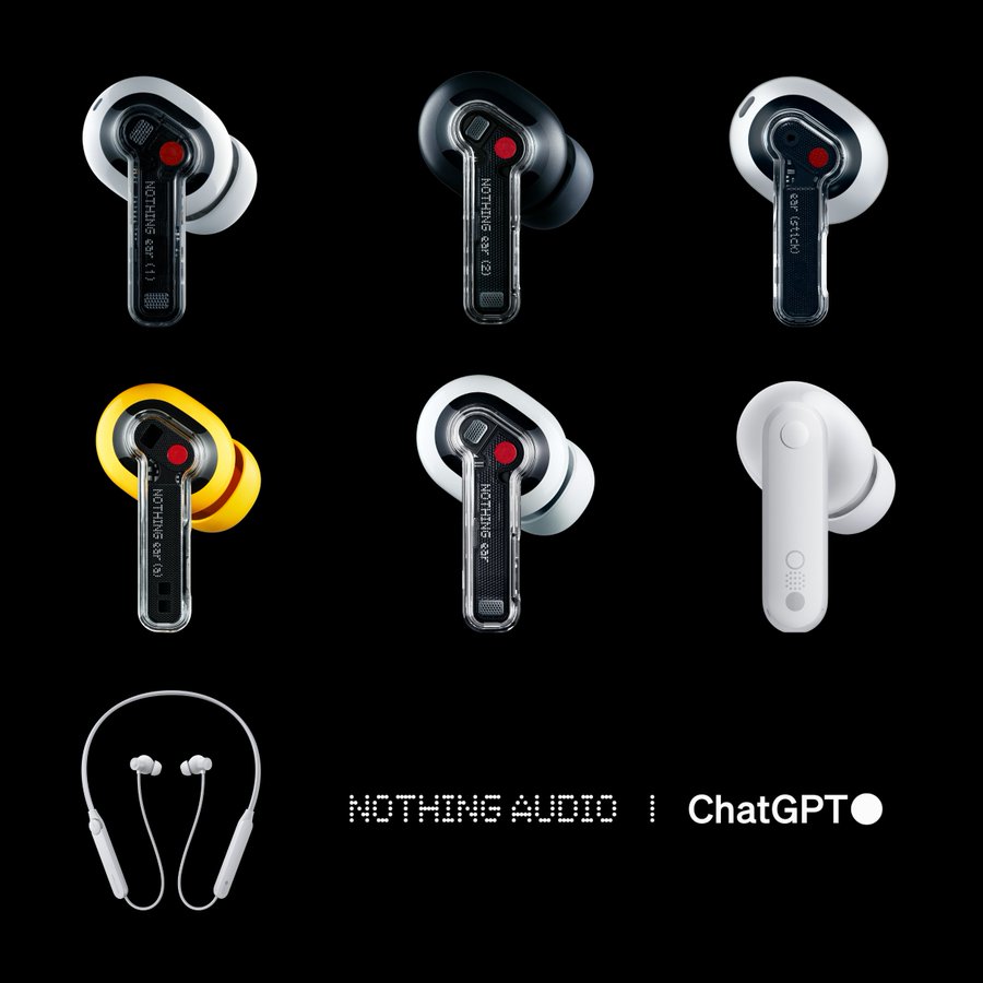 ChatGPT integrata in tutti gli auricolari Nothing