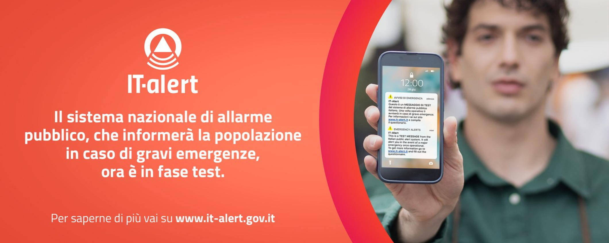 IT-alert, oggi il nuovo test in Piemonte IT-alert, oggi il nuovo test in Piemonte