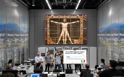 Vitruvian-1: l'IA italiana sfida i giganti con 14 miliardi di parametri