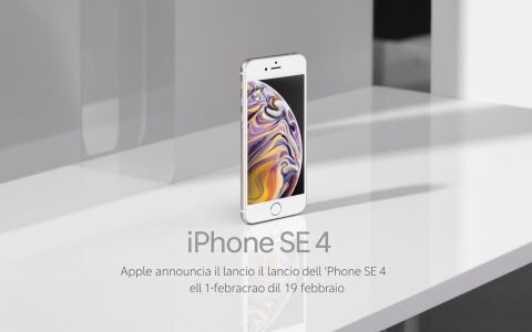 Apple annuncia il lancio dell'iPhone SE 4 il 19 febbraio