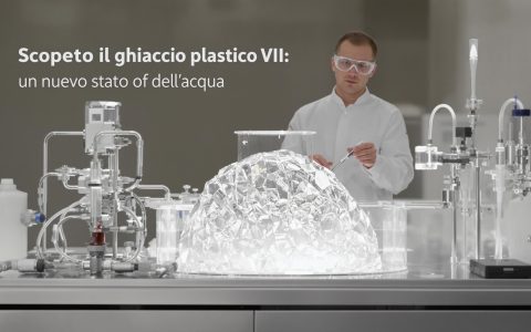 Scoperto il ghiaccio plastico VII: un nuovo stato dell'acqua