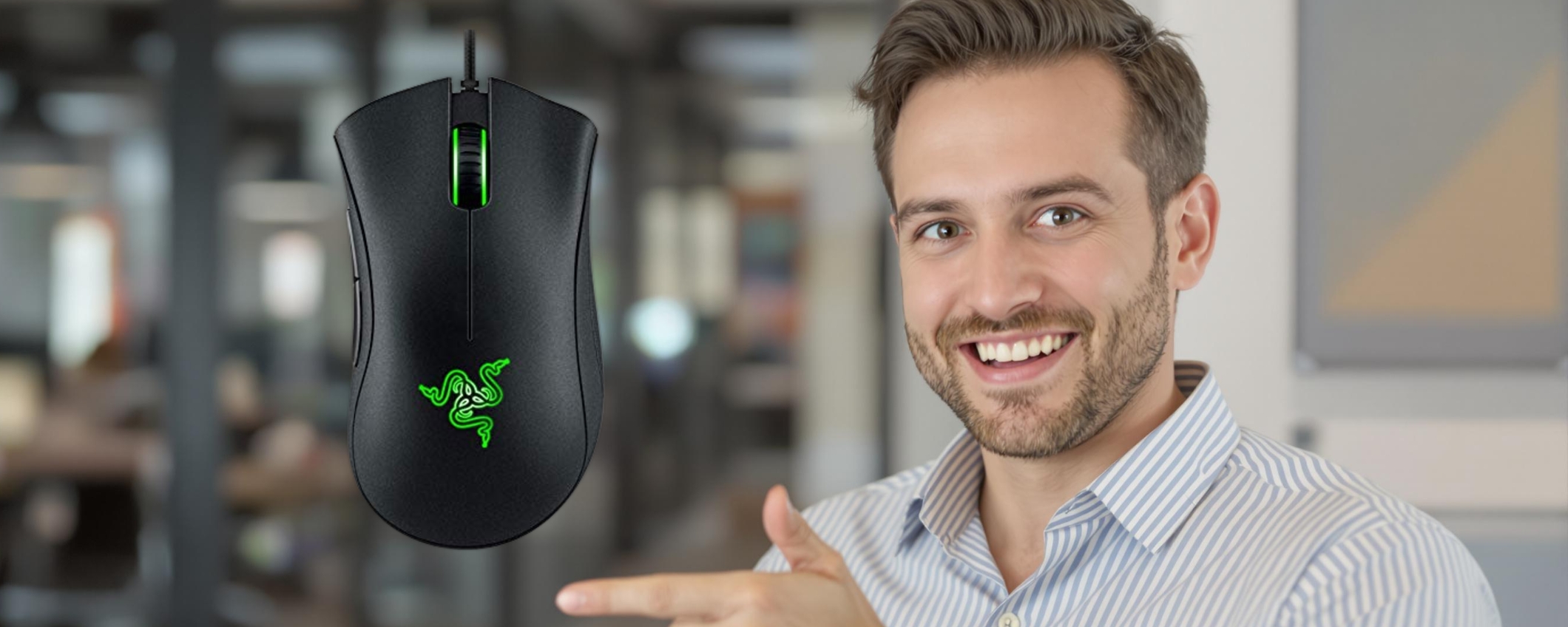 Razer DeathAdder Essential: precisione e comfort a prezzo stracciato Razer DeathAdder Essential: precisione e comfort a prezzo stracciato