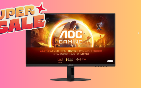 Esperienza di gioco fluida e immersiva con il Monitor AOC in super sconto (-31%)