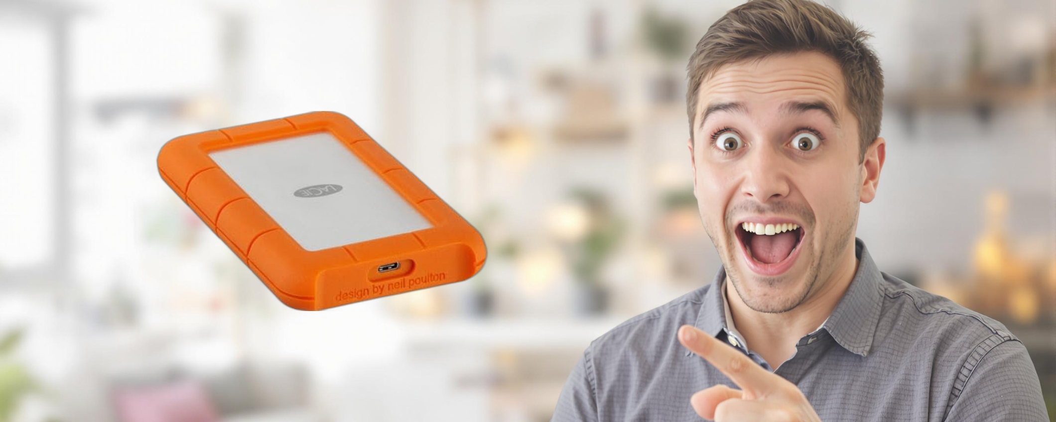 LaCie Rugged USB-C 2TB: il disco esterno indistruttibile e scontatissimo LaCie Rugged USB-C 2TB: il disco esterno indistruttibile e scontatissimo