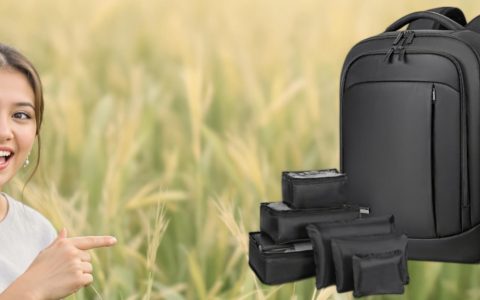 Zaino Lekespring perfetto per viaggiare con le compagnie LOW-COST