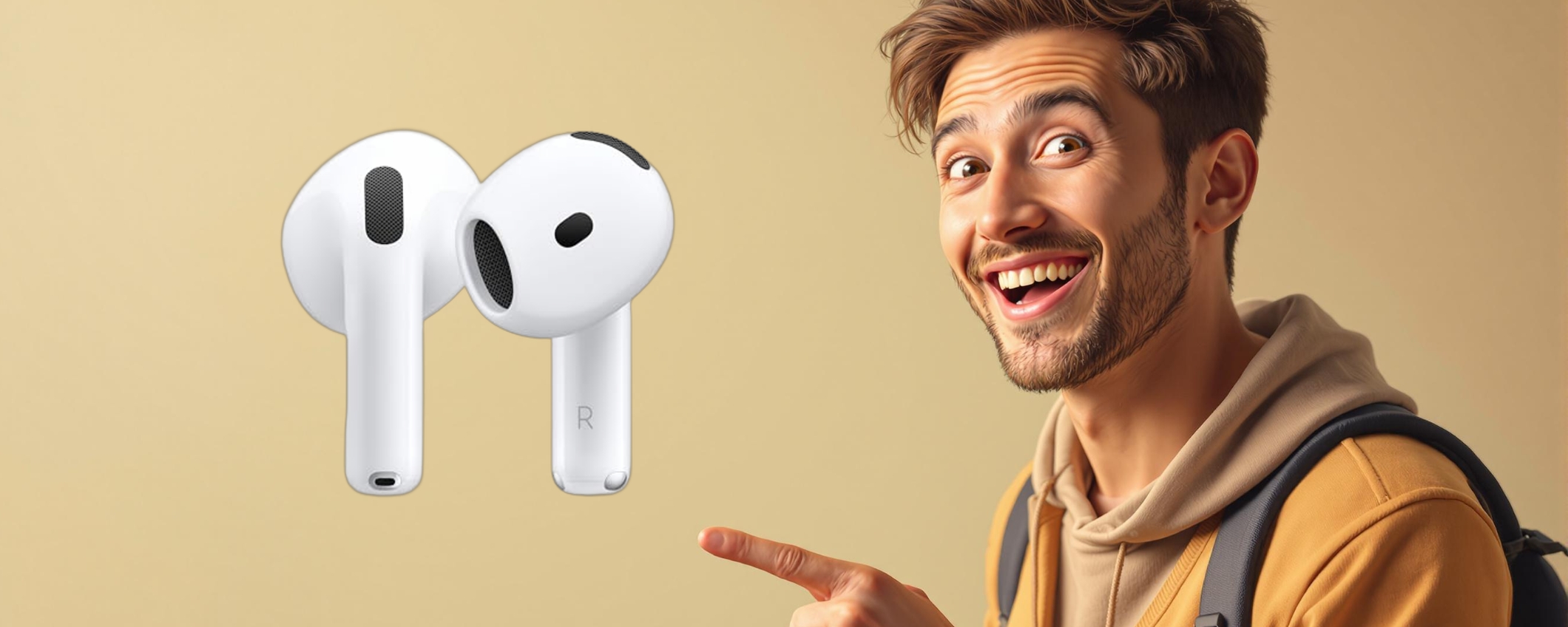 Apple AirPods 4: comfort e audio spaziale in offerta su Amazon Apple AirPods 4: comfort e audio spaziale in offerta su Amazon
