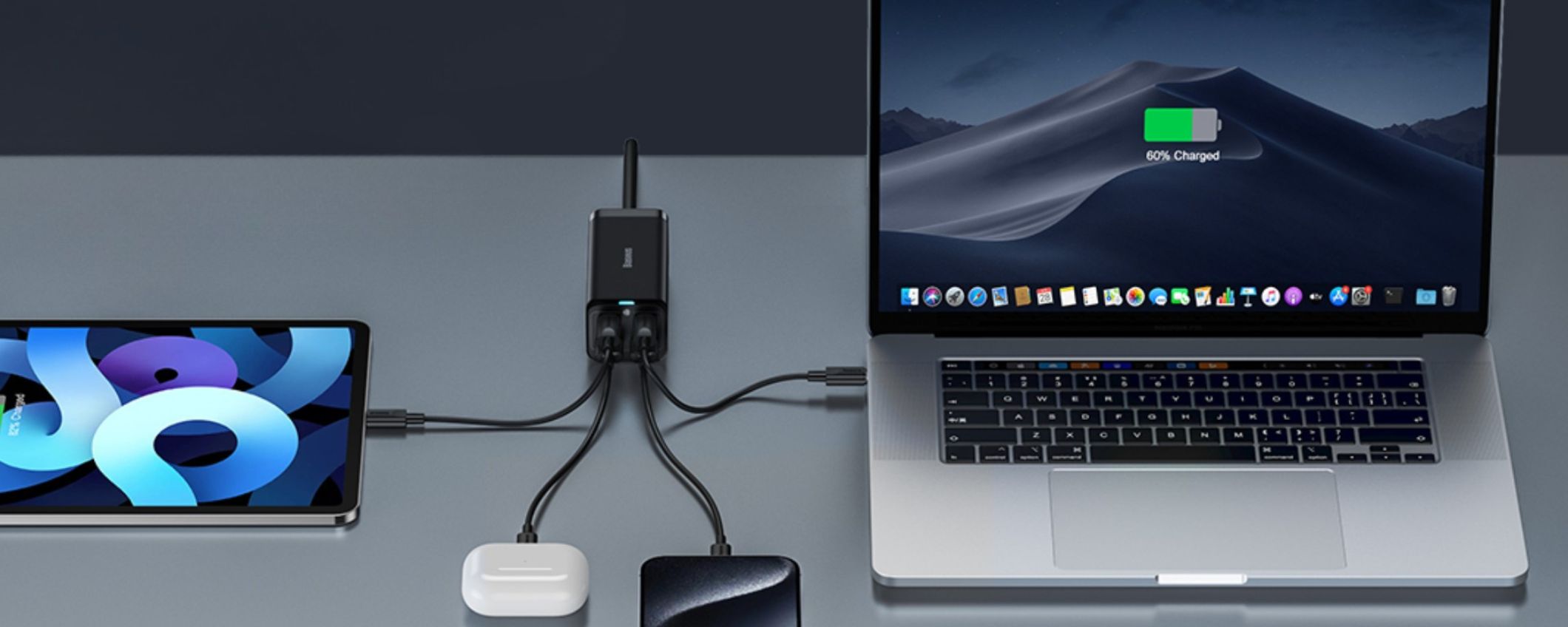 Con questo caricatore di Baseus da 100W risolvi tutti i tuoi problemi in viaggio: compralo adesso Con questo caricatore di Baseus da 100W risolvi tutti i tuoi problemi in viaggio: compralo adesso