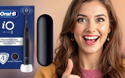 Spazzolino elettrico Oral-B iO 2: igiene orale avanzata a metà prezzo