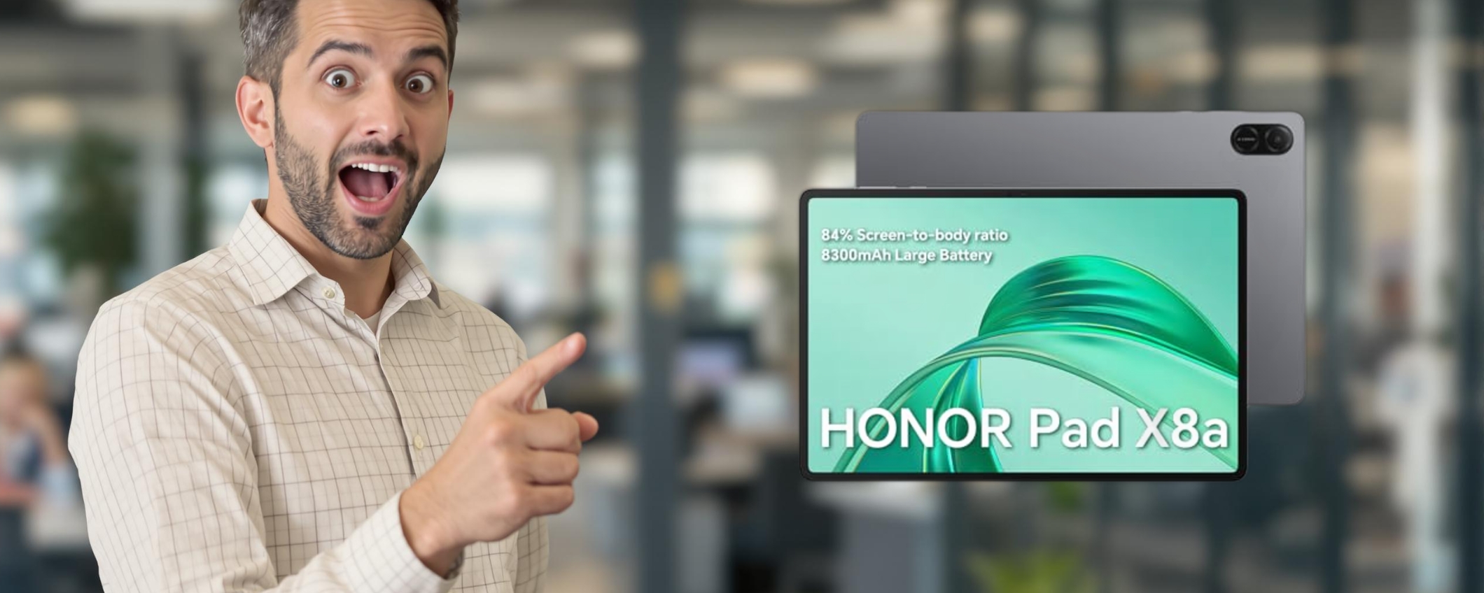 HONOR Pad X8a: tablet versatile con schermo da 11 pollici e autonomia elevata HONOR Pad X8a: tablet versatile con schermo da 11 pollici e autonomia elevata