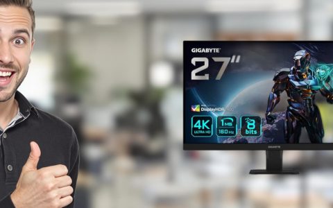 Monitor 4K con FreeSync e HDR: Gigabyte GS27U in offerta a 284€