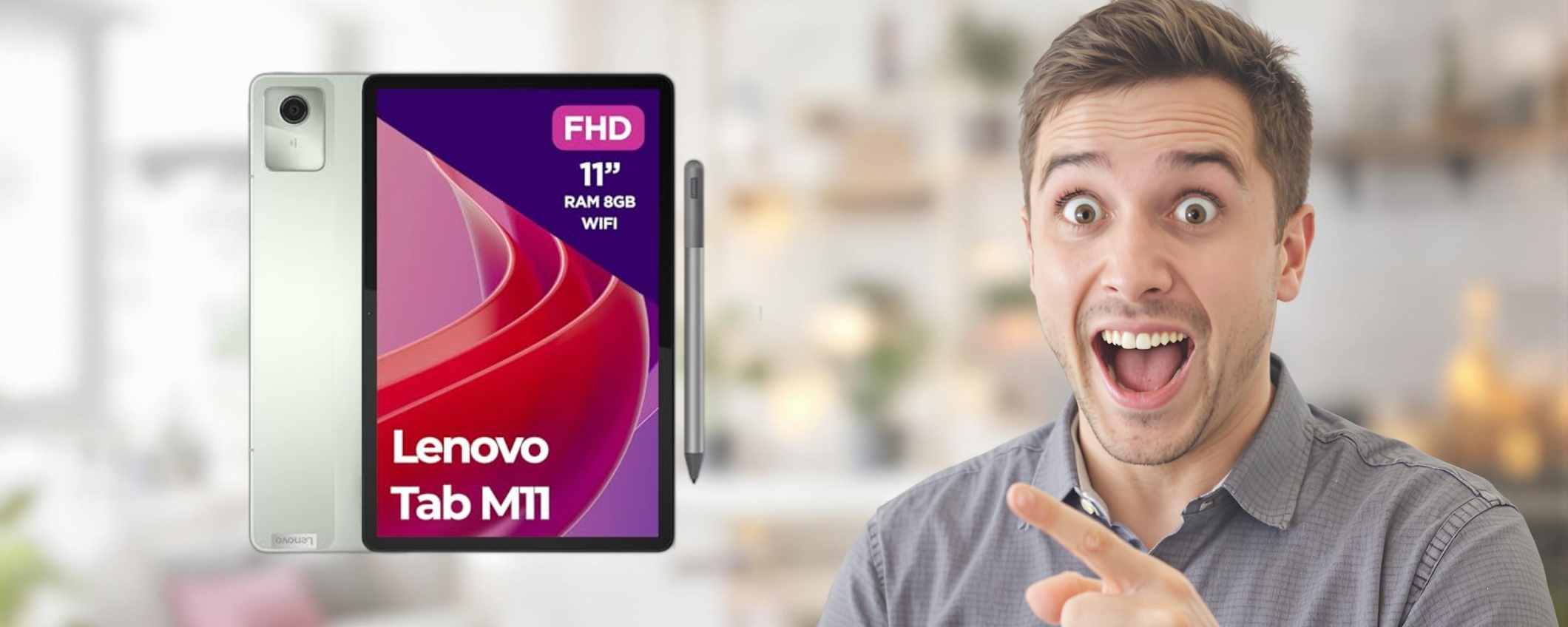 Lenovo Tab M11: prestazioni solide e prezzo competitivo su Amazon Lenovo Tab M11: prestazioni solide e prezzo competitivo su Amazon