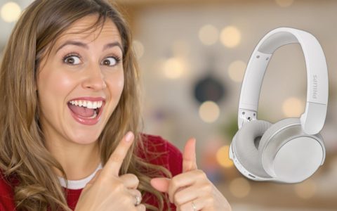 Philips TAH3209WH: cuffie wireless pratiche e convenienti