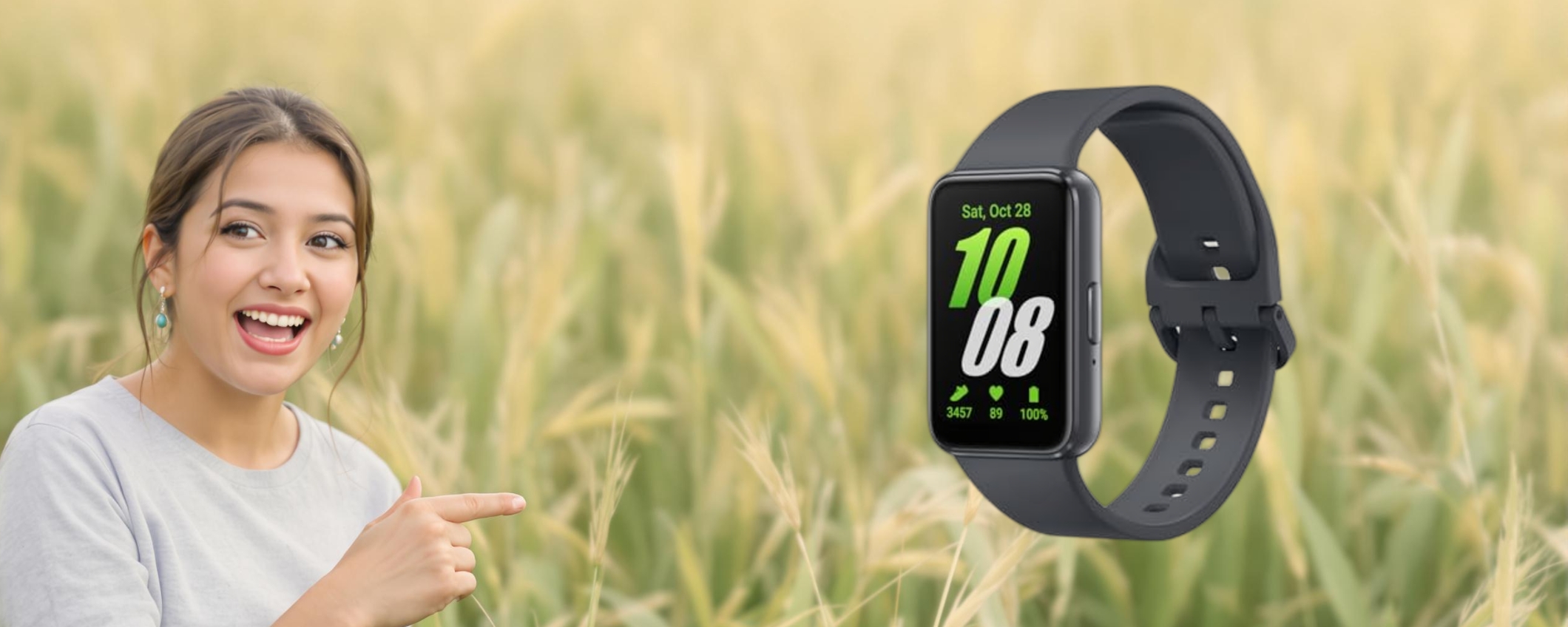 Samsung Galaxy Fit3: fitness band multifunzionale a meno di 40€ su Amazon Samsung Galaxy Fit3: fitness band multifunzionale a meno di 40€ su Amazon