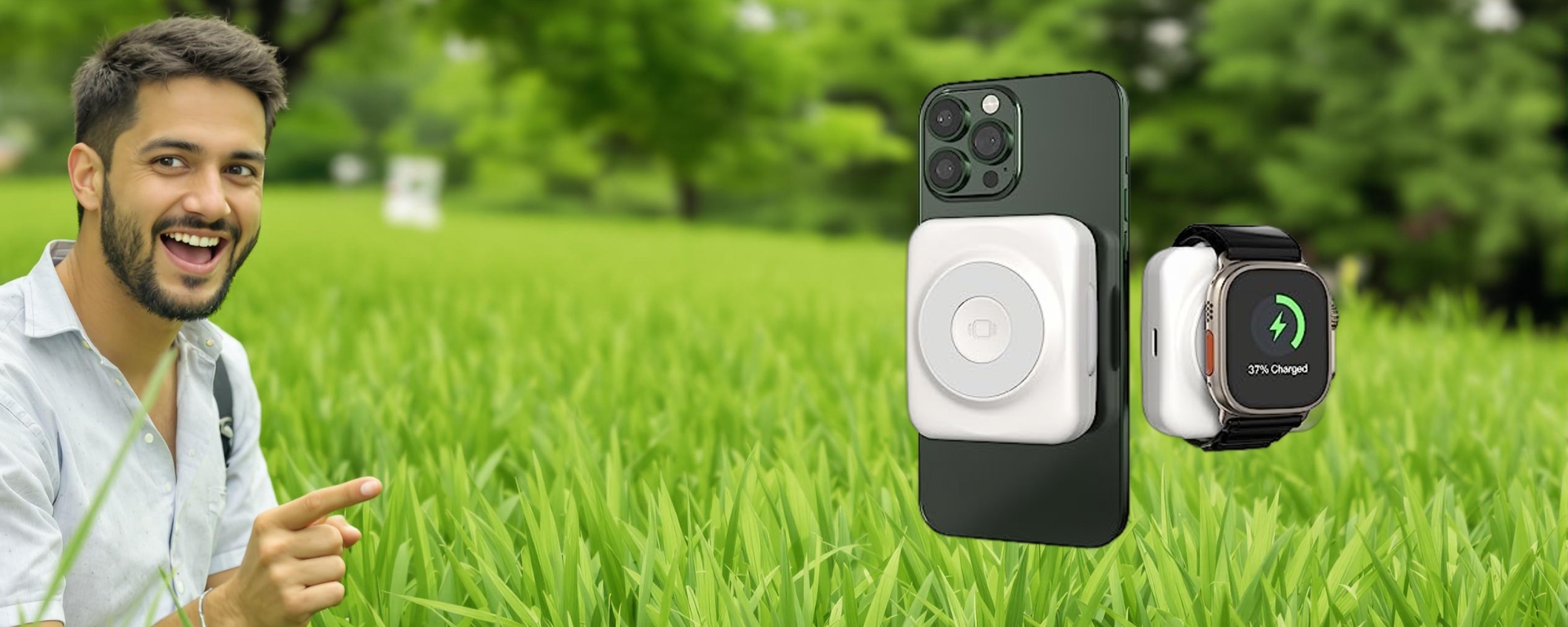 Ricariche smart e veloci con il Power Bank magnetico a soli 9€ su Amazon