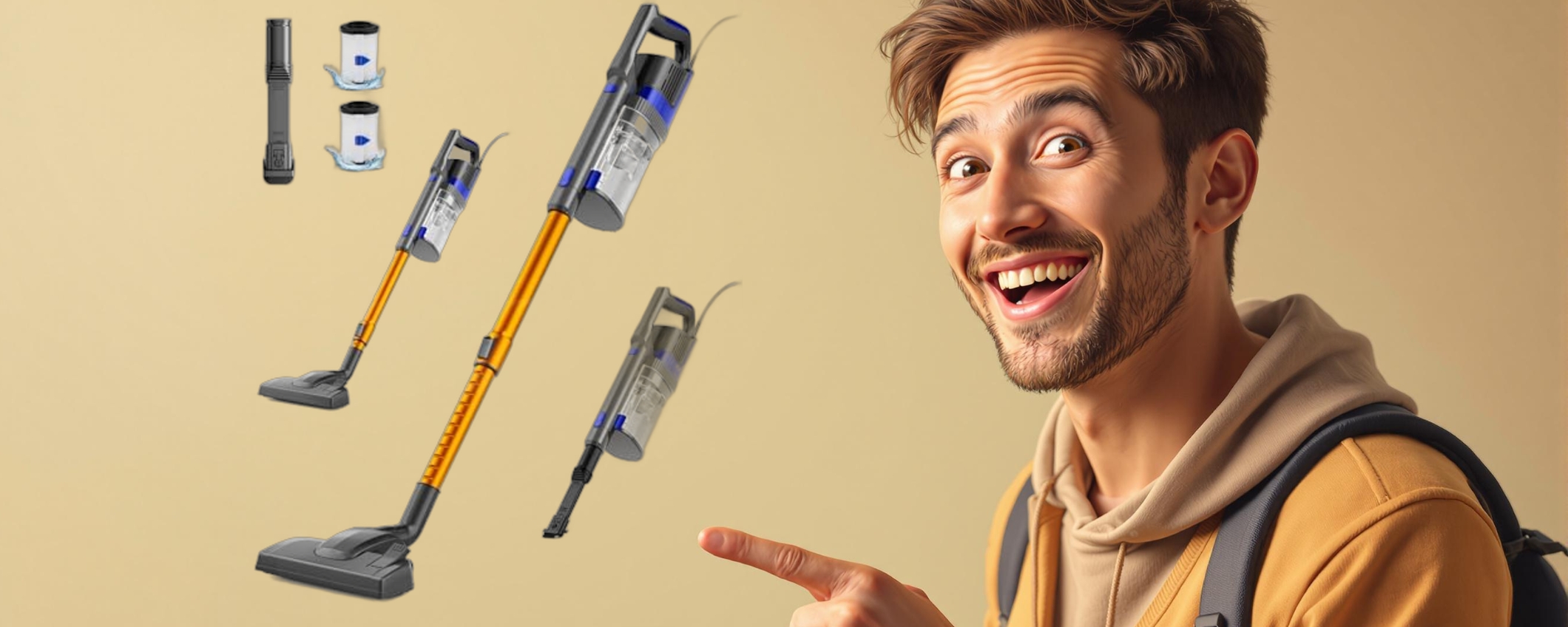 Scopa elettrica multiaccessoriata a meno di 60€ con il doppio sconto Amazon Scopa elettrica multiaccessoriata a meno di 60€ con il doppio sconto Amazon