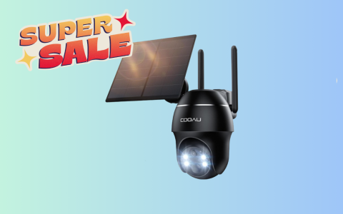 Sorveglianza smart senza Wi-Fi: telecamera da esterno con pannello solare a mini prezzo