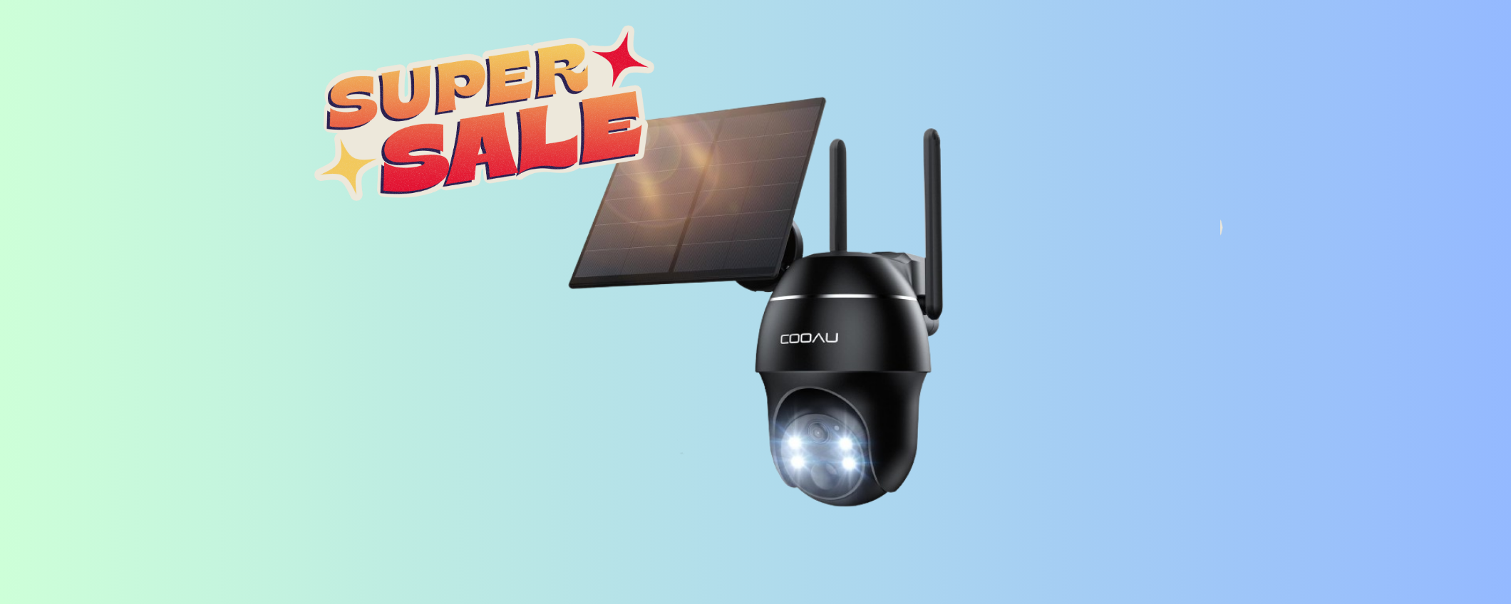 Sorveglianza smart senza Wi-Fi: telecamera da esterno con pannello solare a mini prezzo Sorveglianza smart senza Wi-Fi: telecamera da esterno con pannello solare a mini prezzo