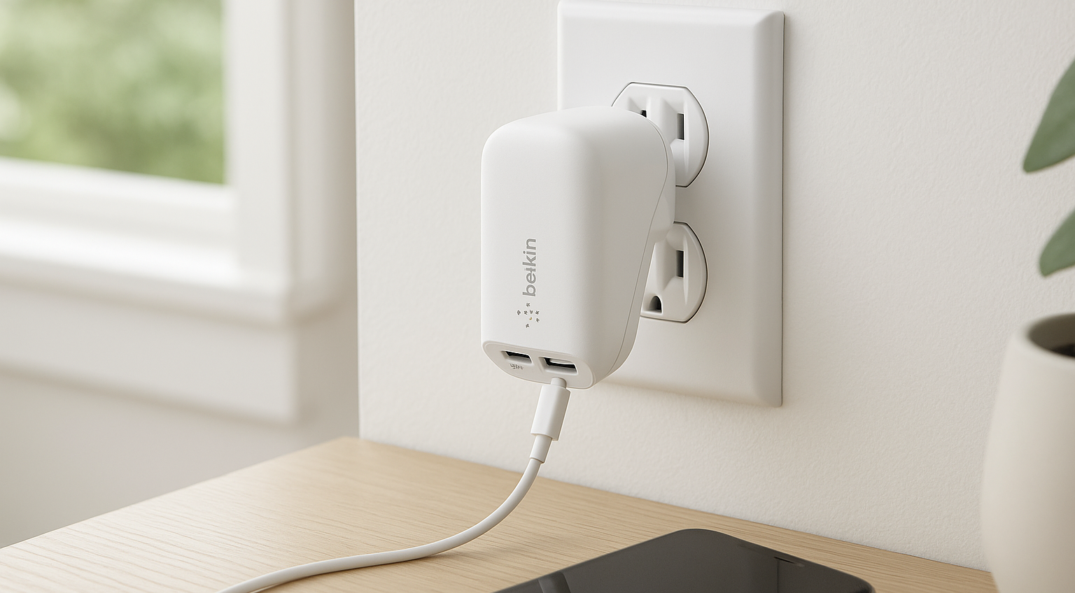 Doppio Caricabatteria da parete Belkin a soli 16€: sconto bomba del -43% Doppio Caricabatteria da parete Belkin a soli 16€: sconto bomba del -43%