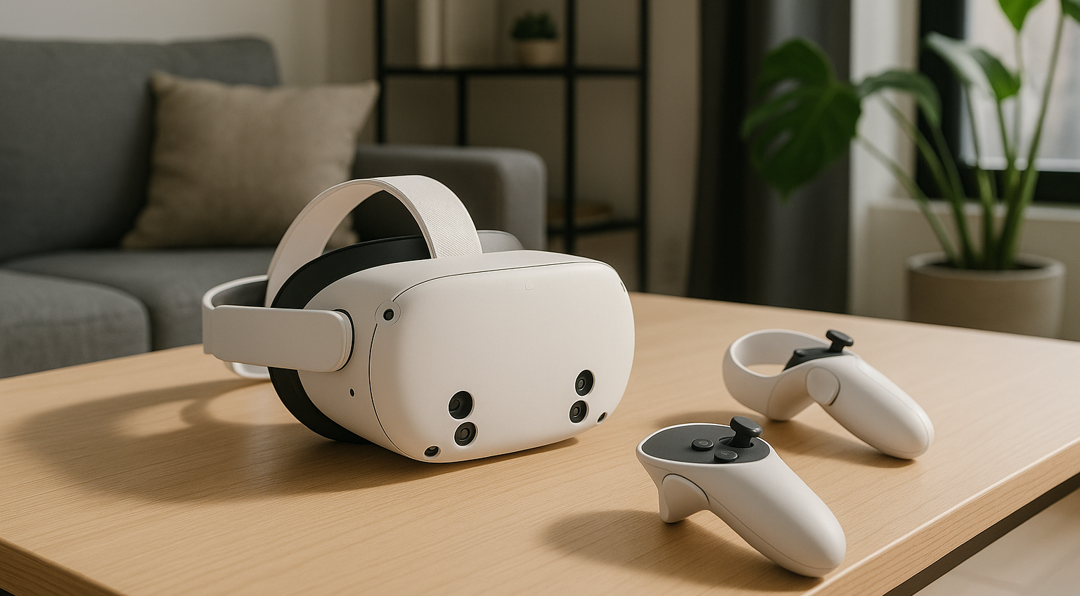 Immergiti nella realtà virtuale con il Visore Meta Quest 3S a prezzo speciale Immergiti nella realtà virtuale con il Visore Meta Quest 3S a prezzo speciale